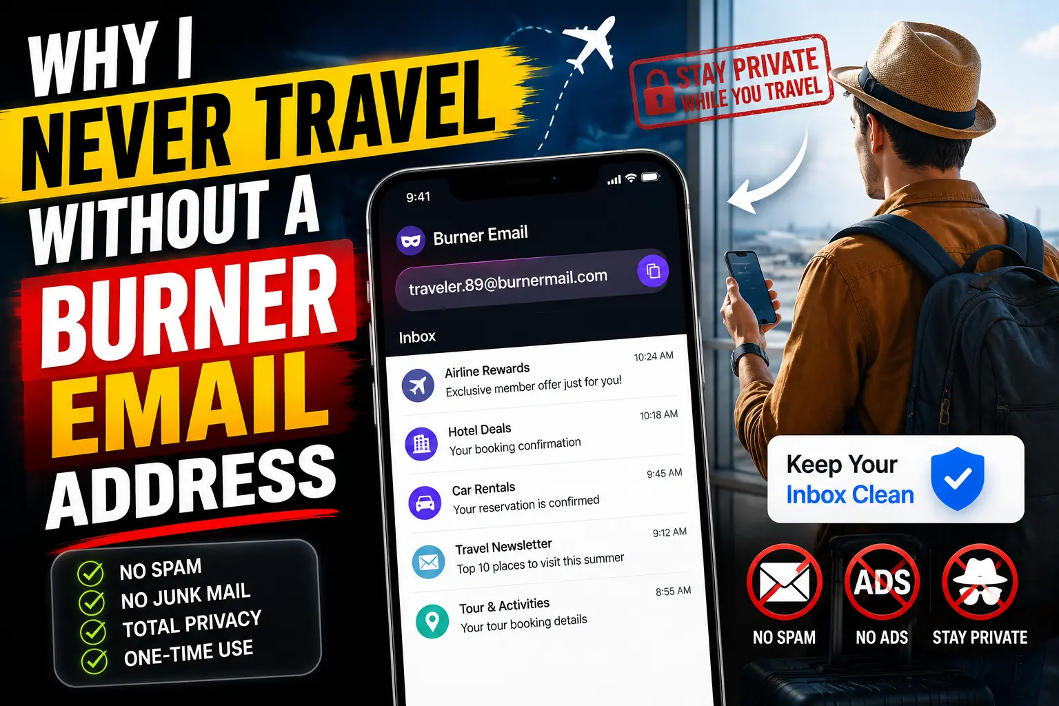 Why I Never Travel Without a Burner Email Address