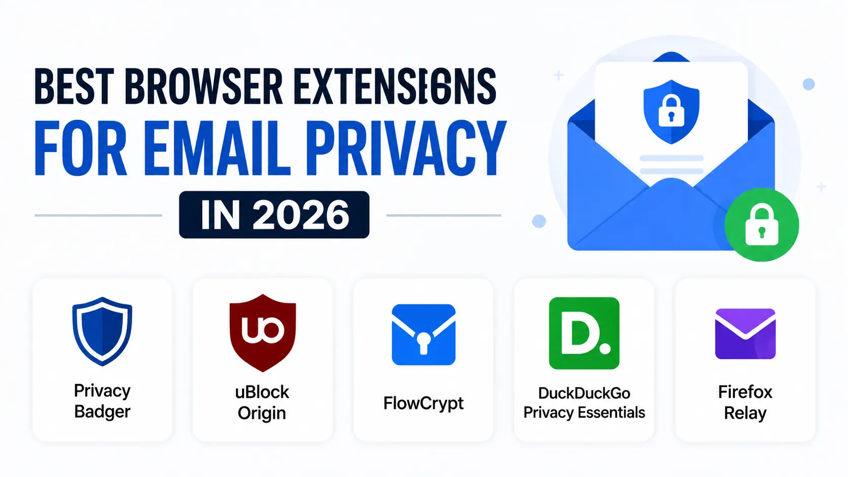 Best browser extensions for email privacy in 2026